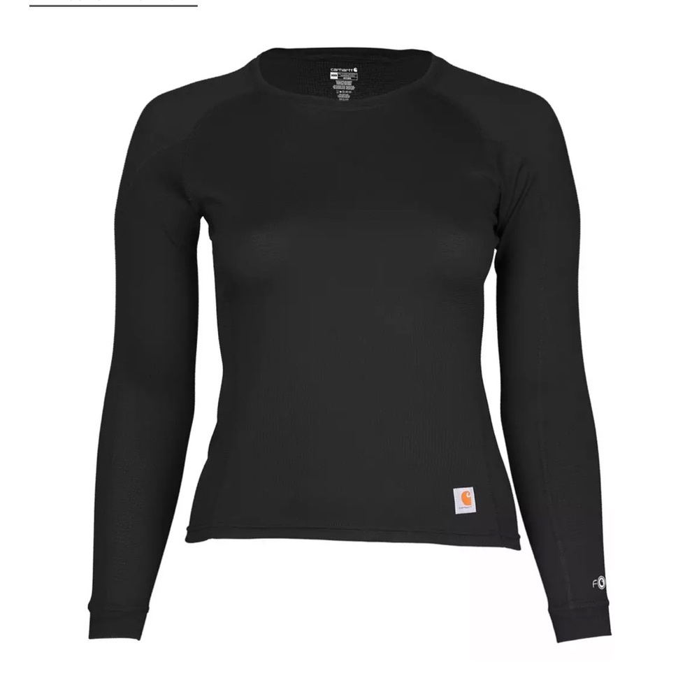 Carhartt Women's Force Midweight Mico-Grid Base Layer Crewneck Top, Small NWT